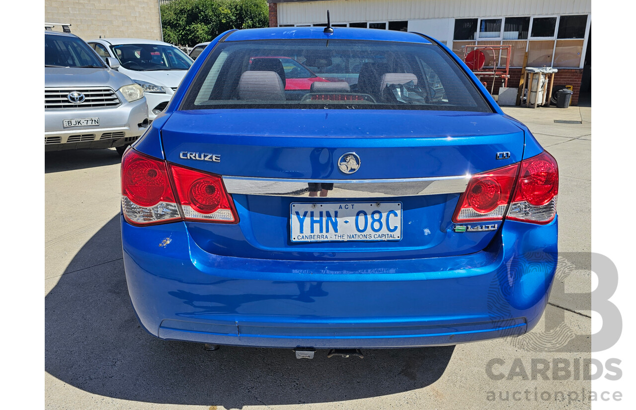 6/2011 Holden Cruze CD JH 4d Sedan Blue 1.4L