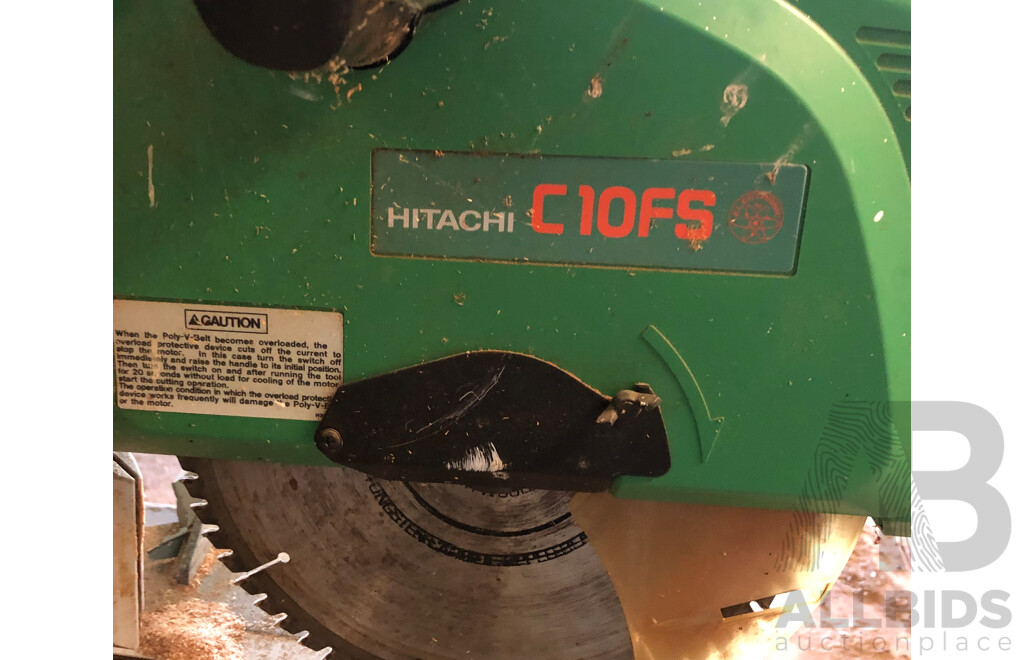 Hitachi C10FS 10 Inch Dual Slide Compound Mitre Saw