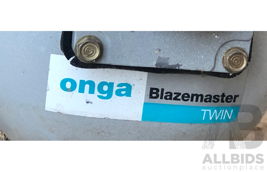 2 Onga Blazemaster Fire Pumps and 1 Onga Blazemaster Twin Fire Pump