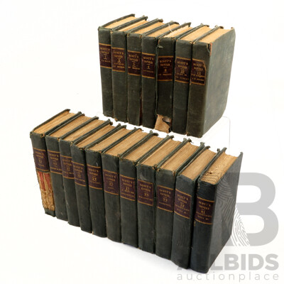 28 Antique Volumes Sir Walter Scott Novels and Romances, Archibald Constable, Edinburgh, 1825