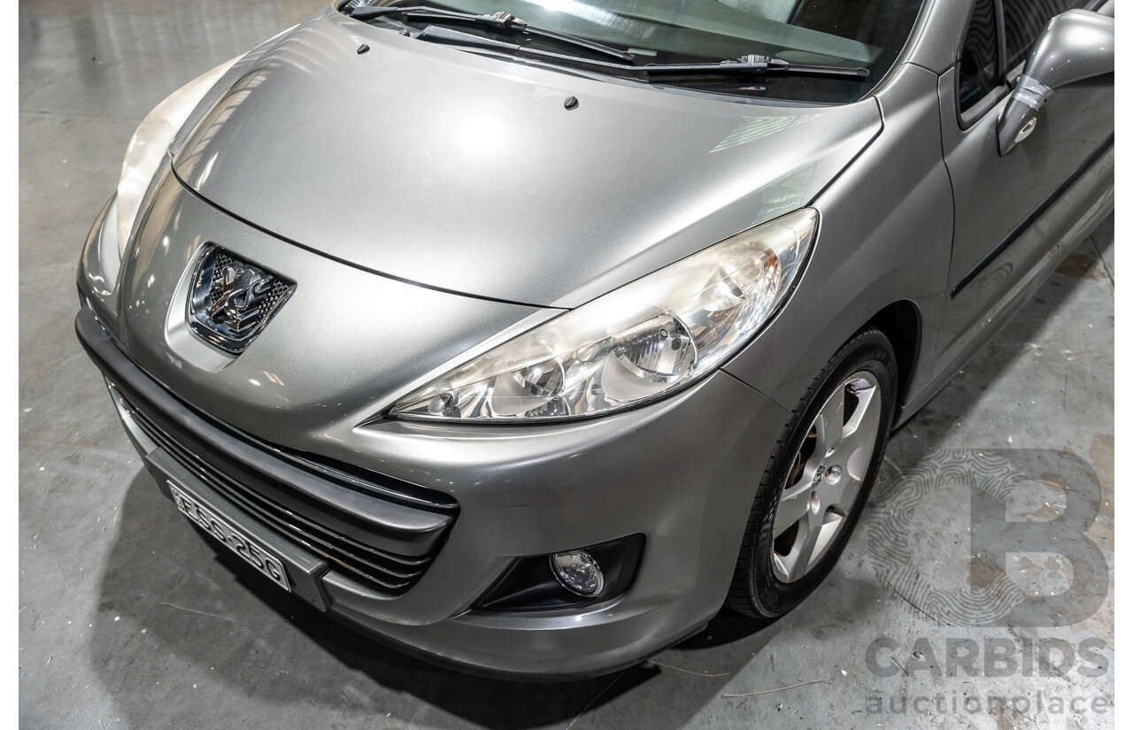 3/2011 Peugeot 207 CC 1.6 MY10 2d Cabriolet Metallic Grey 1.6L