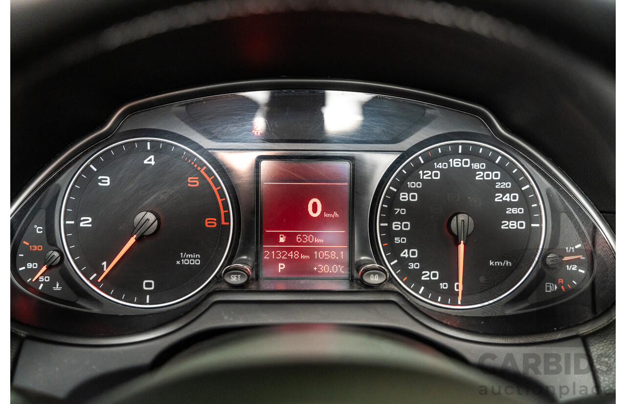 12/2011 Audi Q5 2.0 TDI Quattro (AWD) 8R MY11 4d Wagon Metallic Grey Turbo Diesel 2.0L