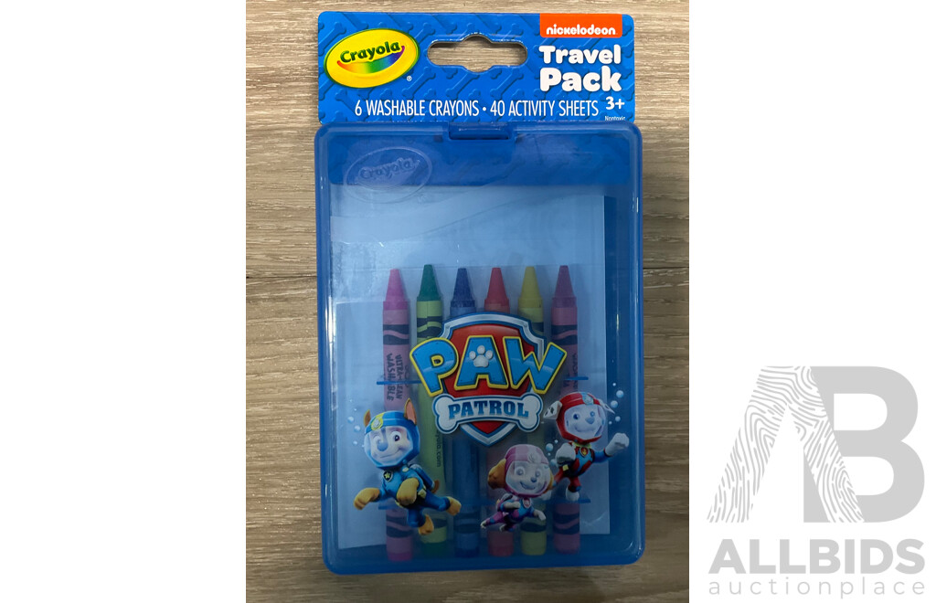 CRAYOLA Crayon Paw Patrol Travel Pack - Lot of 28