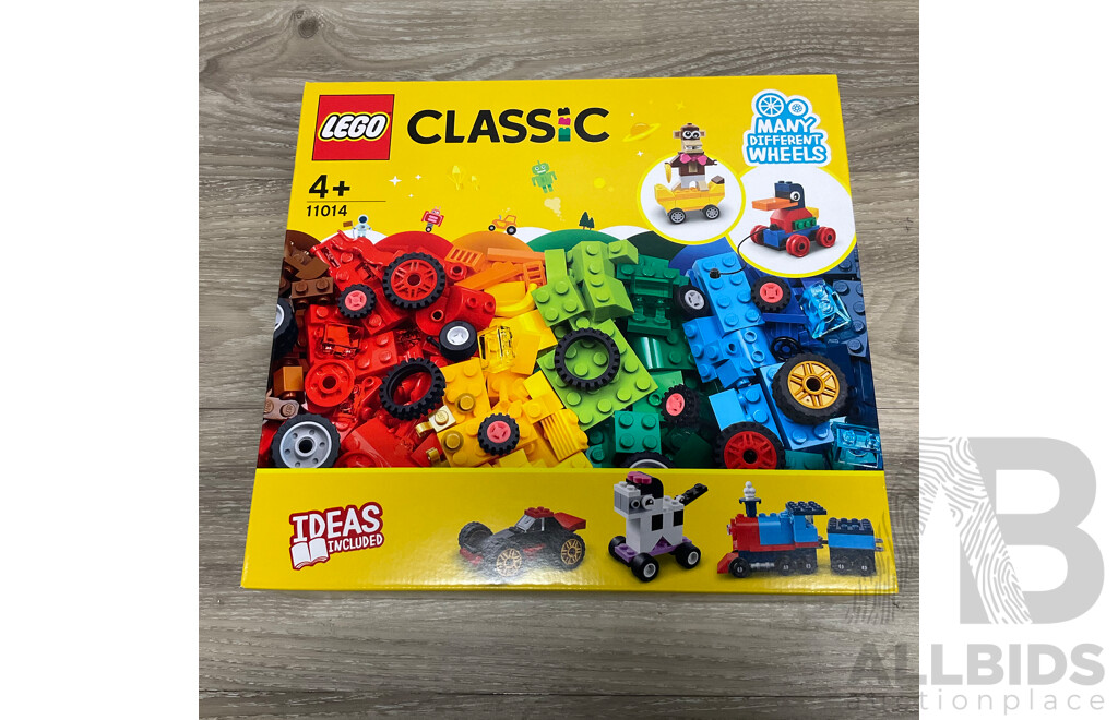 LEGO CLASSIC Brick Set/Baseplate 11025/11023/11017/11018/11014/10698 - Lot of 6