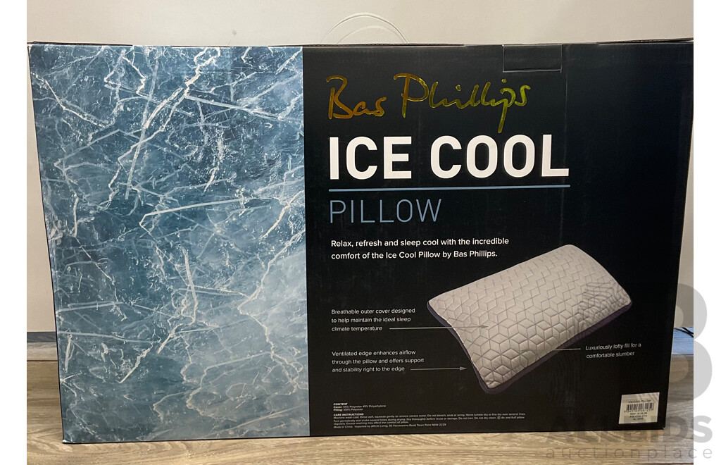 BAS PHILLIPS Ice Cool Pillow - Lot of 3
