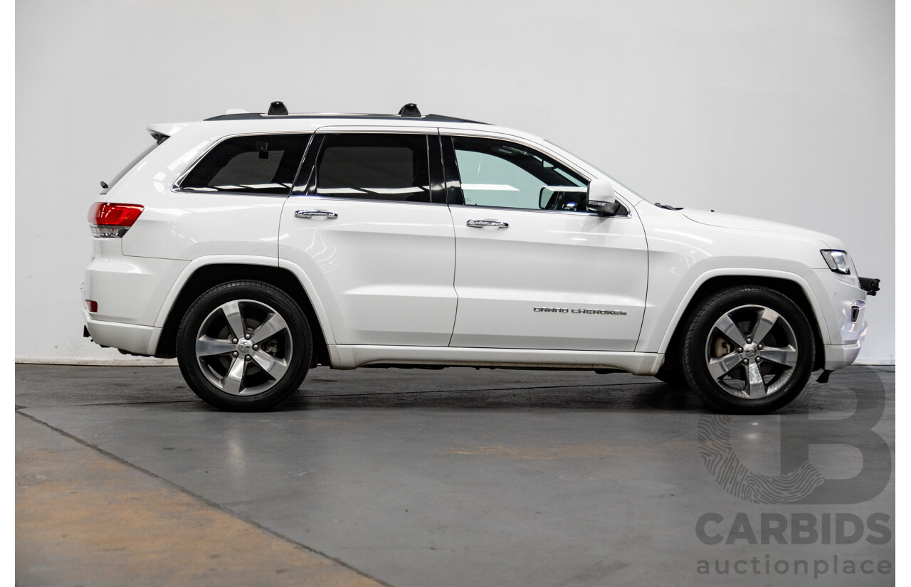 11/2014 Jeep Grand Cherokee Overland (4x4) WK MY15 4d Wagon White Turbo Diesel V6 3.0L