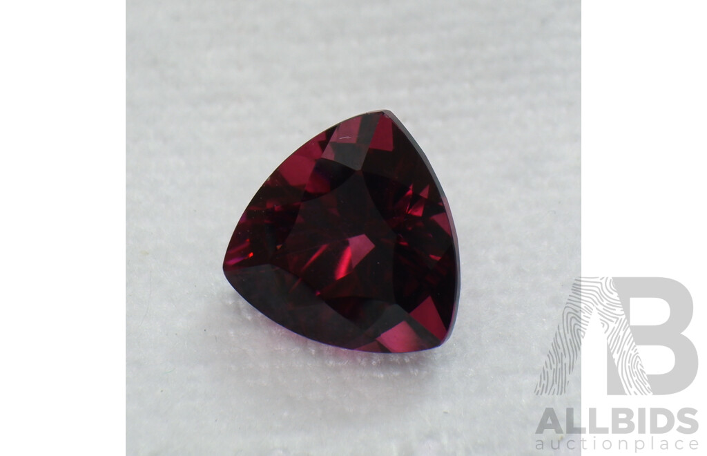 Rhodolite Garnet 2.18ct Unset Trilliant Cut Gemstone