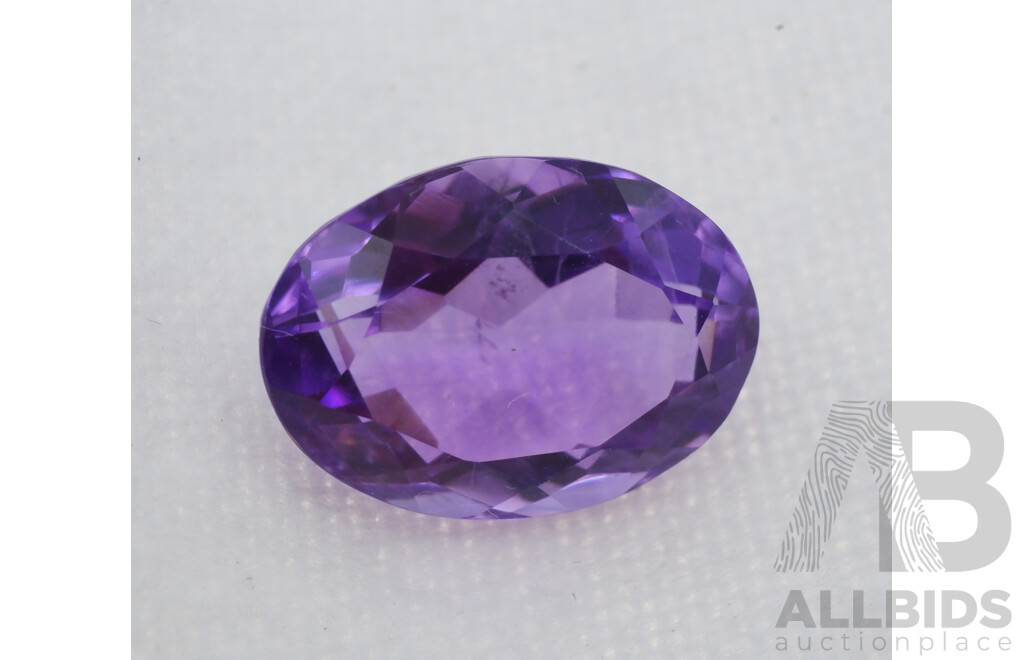 Amethyst 5.29ct Natural Unset Gemstone 13.13mm X 10.0mm X 6.5mm