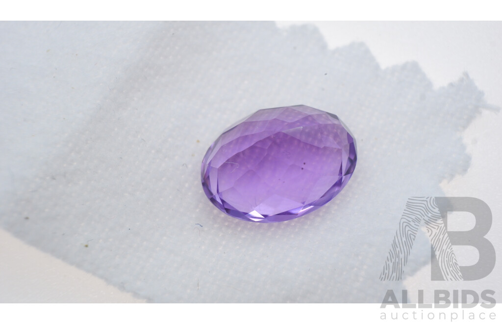 Amethyst 5.29ct Natural Unset Gemstone 13.13mm X 10.0mm X 6.5mm