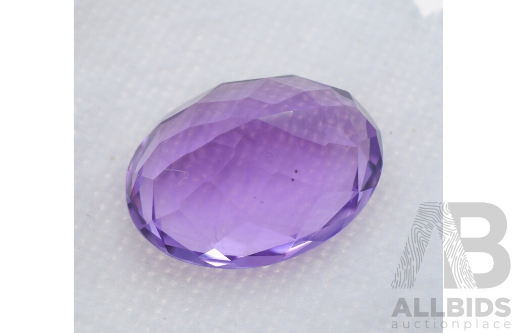 Amethyst 5.29ct Natural Unset Gemstone 13.13mm X 10.0mm X 6.5mm