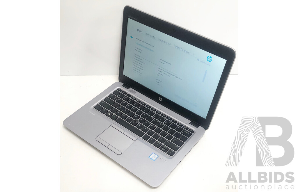HP EliteBook 820 G3 Intel Core i5 (6300U) 2.40GHz-3.00GHz 2-Core CPU 12.5-Inch Laptop w/ Power Supply