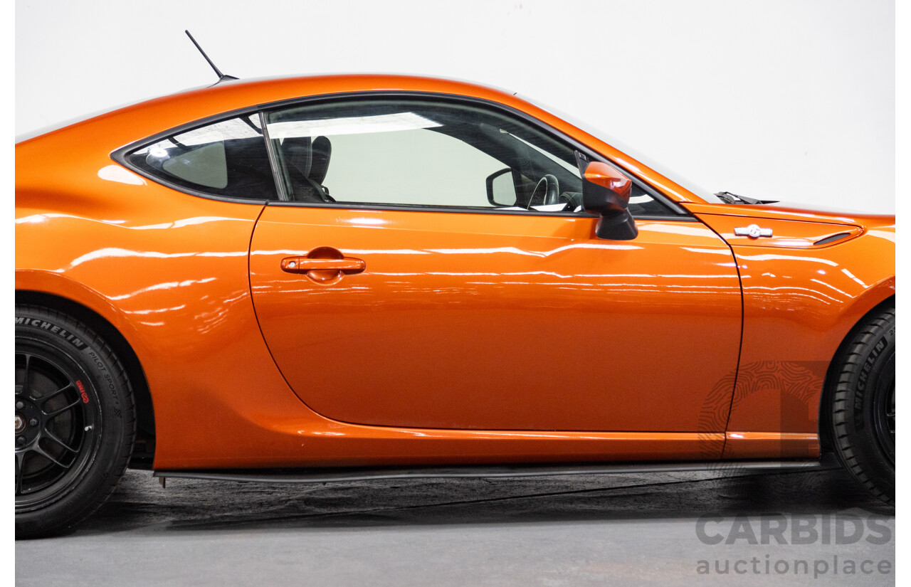 08/2012 Toyota 86 GTS ZN6 2d Coupe Velocity Orange Metallic 2.0L