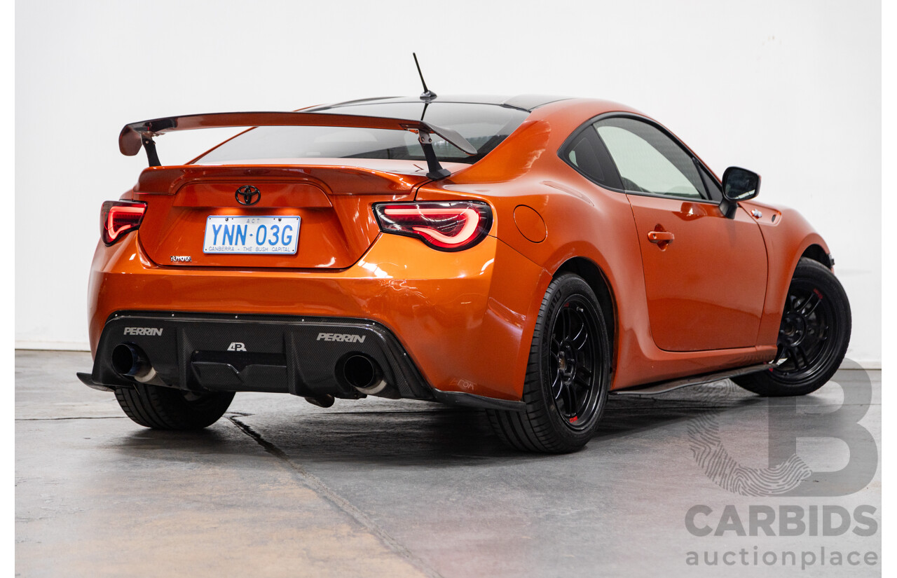 08/2012 Toyota 86 GTS ZN6 2d Coupe Velocity Orange Metallic 2.0L