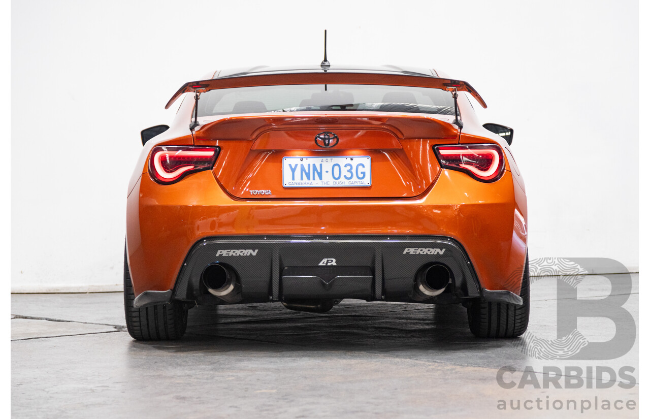 08/2012 Toyota 86 GTS ZN6 2d Coupe Velocity Orange Metallic 2.0L