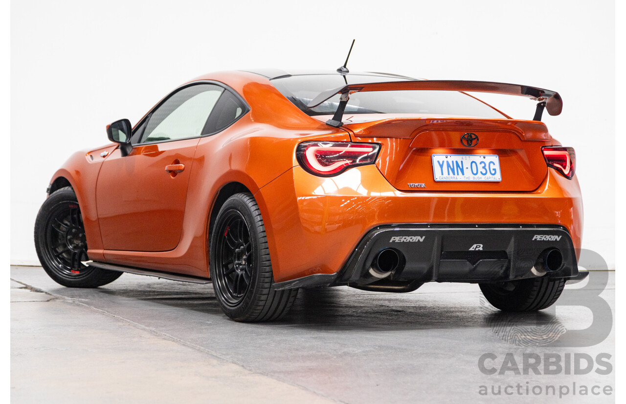 08/2012 Toyota 86 GTS ZN6 2d Coupe Velocity Orange Metallic 2.0L