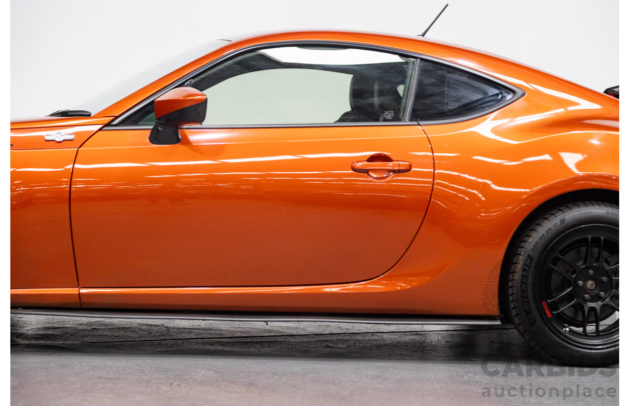 08/2012 Toyota 86 GTS ZN6 2d Coupe Velocity Orange Metallic 2.0L