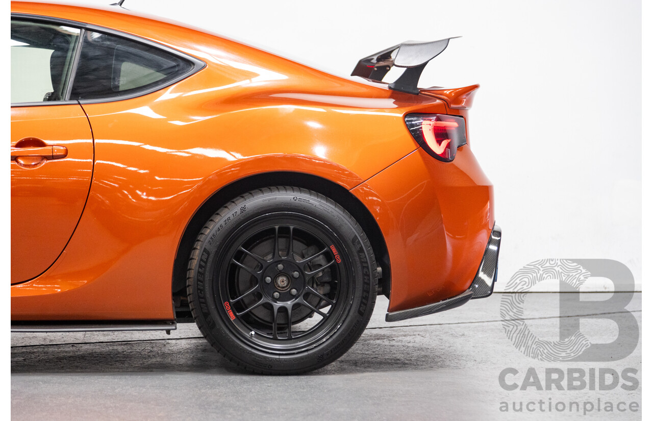 08/2012 Toyota 86 GTS ZN6 2d Coupe Velocity Orange Metallic 2.0L