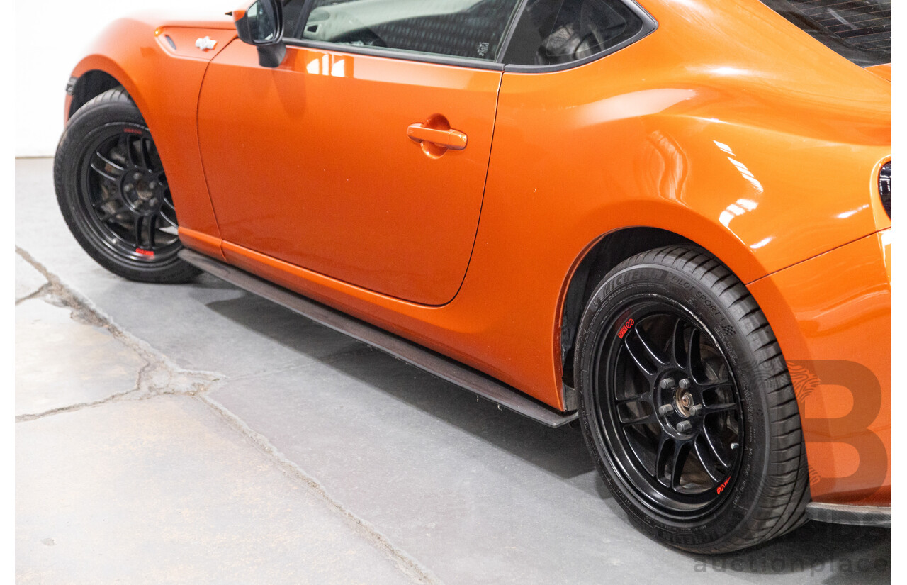 08/2012 Toyota 86 GTS ZN6 2d Coupe Velocity Orange Metallic 2.0L