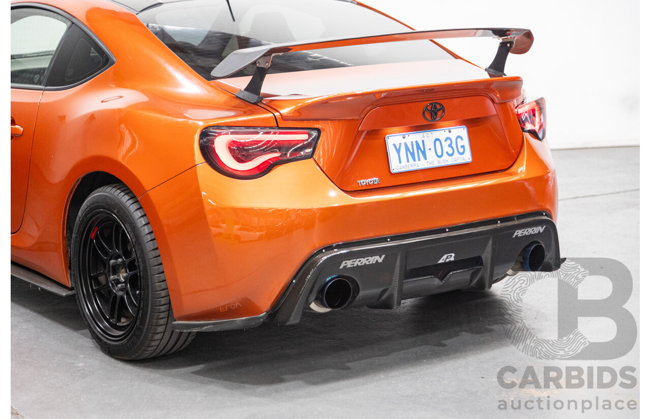 08/2012 Toyota 86 GTS ZN6 2d Coupe Velocity Orange Metallic 2.0L