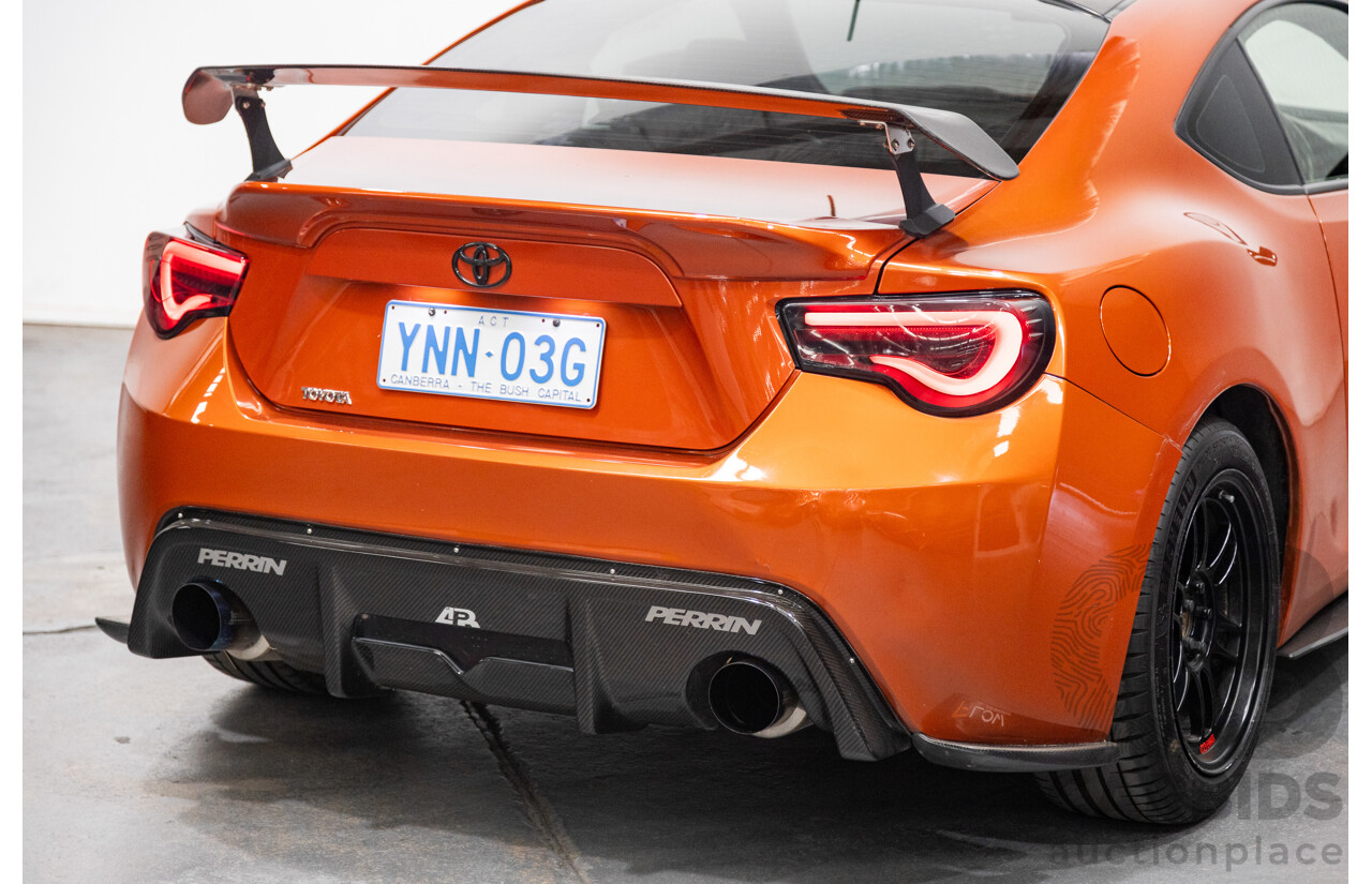 08/2012 Toyota 86 GTS ZN6 2d Coupe Velocity Orange Metallic 2.0L