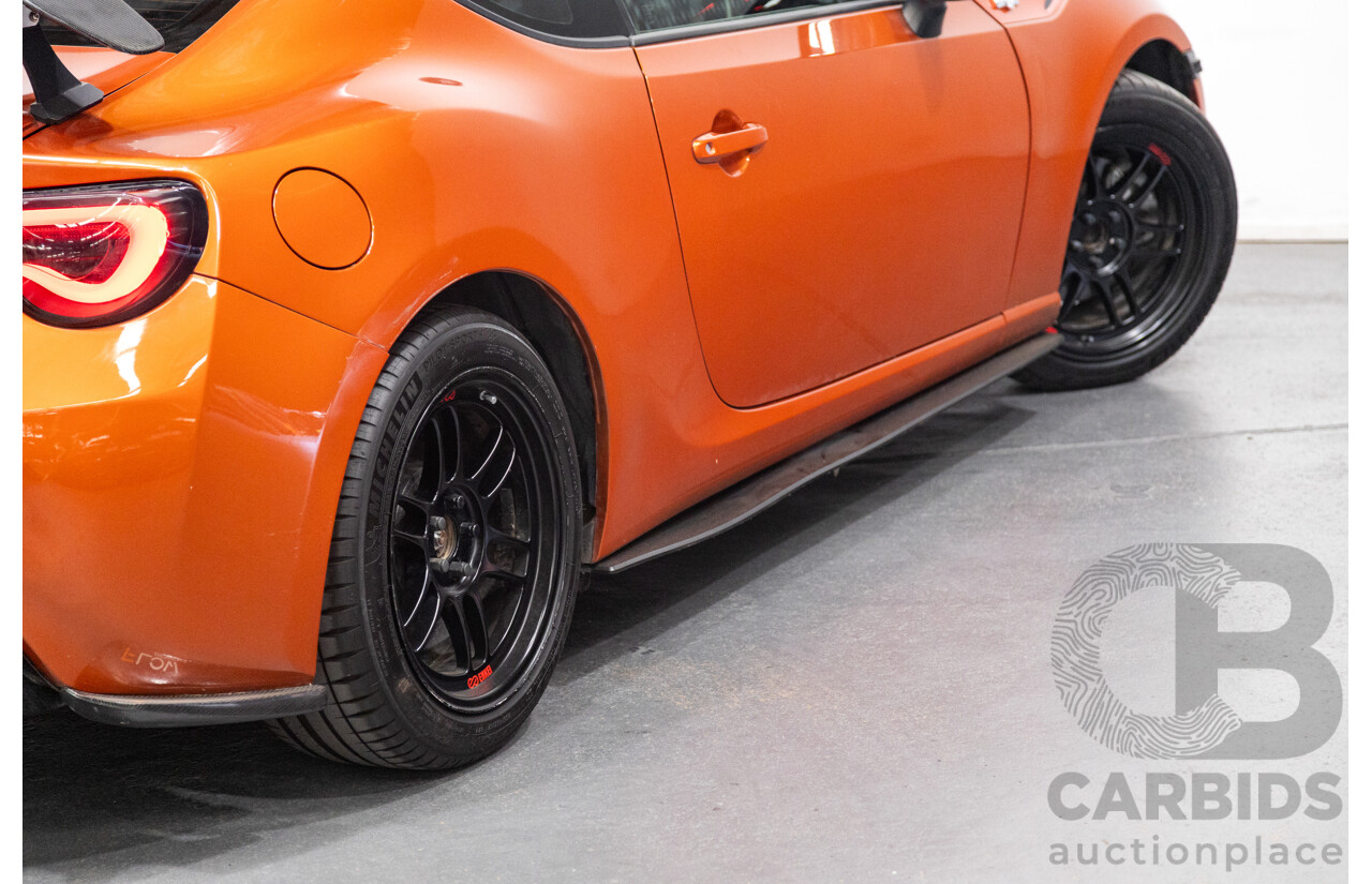 08/2012 Toyota 86 GTS ZN6 2d Coupe Velocity Orange Metallic 2.0L