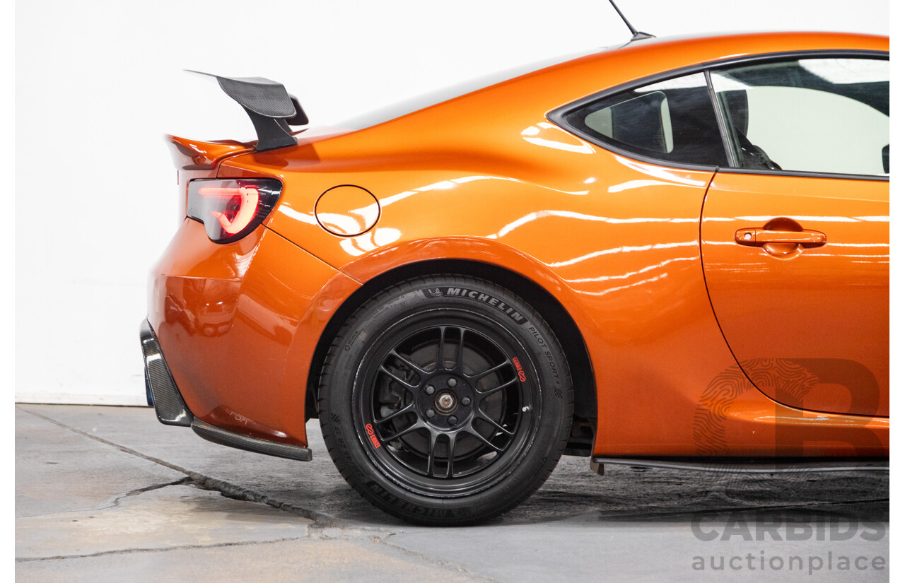 08/2012 Toyota 86 GTS ZN6 2d Coupe Velocity Orange Metallic 2.0L