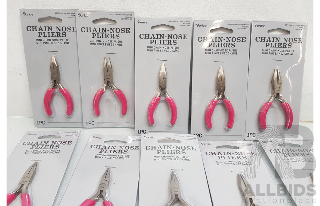 Darice Chain-Nose Pliers - Lot of 19
