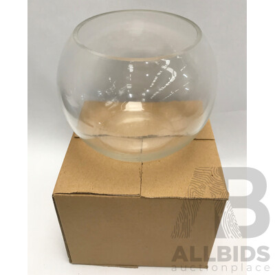 12x NFS Glass Promo Fish Bowls