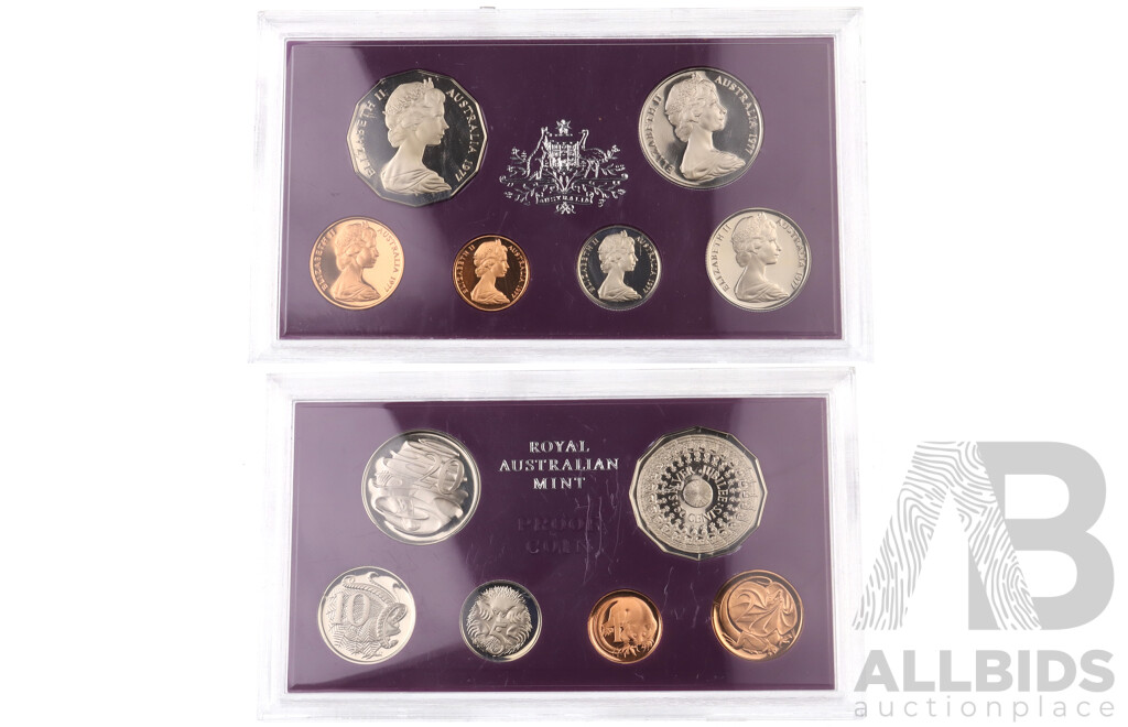 1977 Proof Coin Set Royal Australian - Lot 1536212 | ALLBIDS