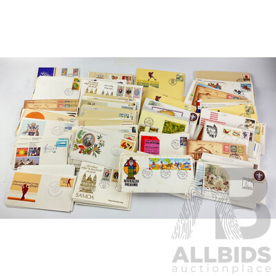 Large Collection of Australian 1970's and 80's First Day Covers Including 1973 Sydney Opera House Opening, 1979 Royal South Street Society Centenary, 1980 Siege of Glenrowan Centenary, 1981 Commonwealth Nations and More