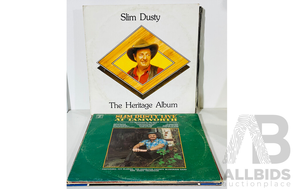 Quantity of Thirteen Varied Vintage LPs Including Smokie, Cliff Richard, Sammy Davis Jr and More