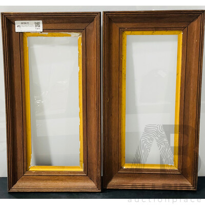 Pair of Early 20th Century Timber Picture Frames (2)