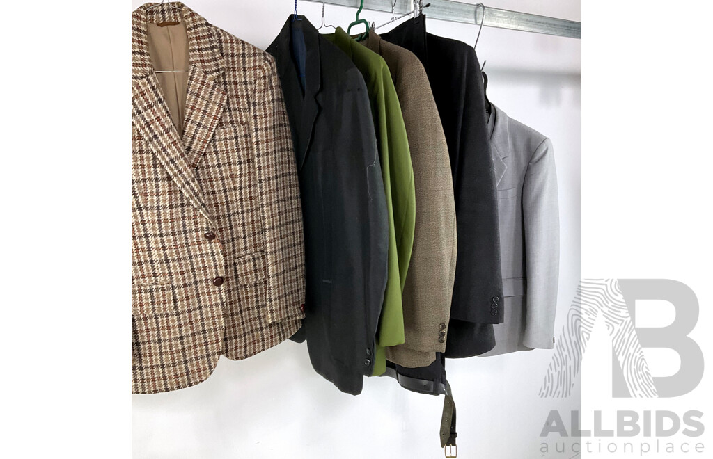 Assorted Vintage Mens Blazers and Suits