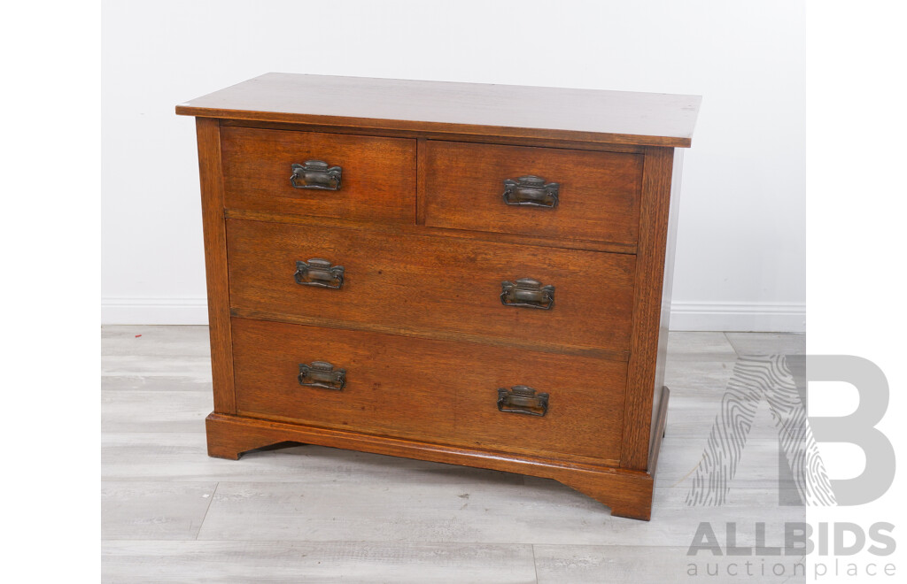 Small Edwardian Chest of Drawers