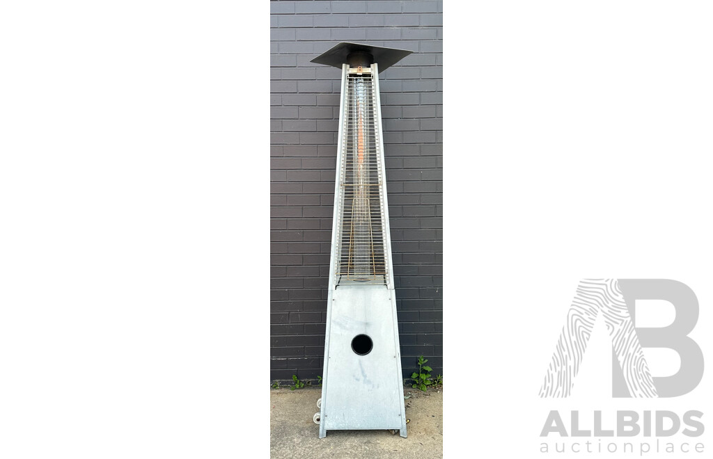 Tall Metal Garden Heater