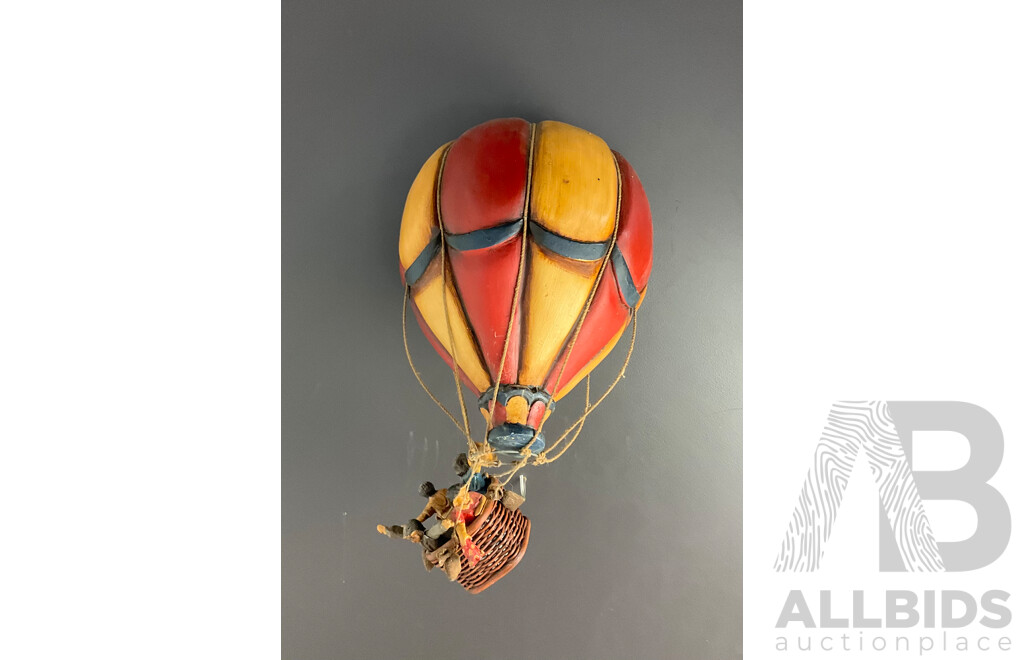 Decorative Hot Air Balloon with Basket