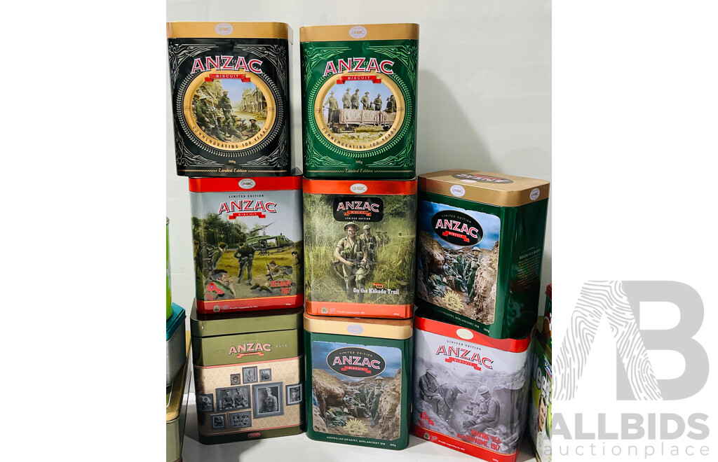 Large Collection of Vintage and Other Collectible Tins
