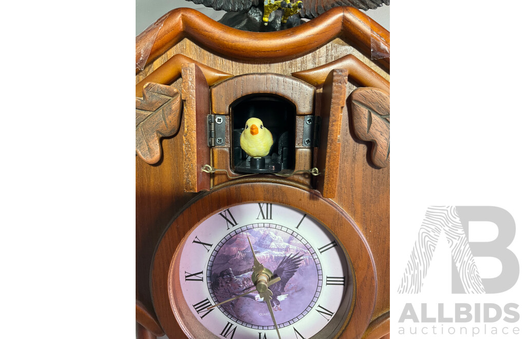 Bradford Exchange Limited Edition Timeless Majesty Cuckoo Clock by Ted Blaylock