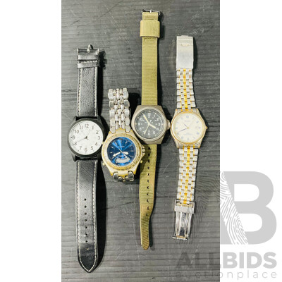 Collection of Vintage Watches Including Pulsar