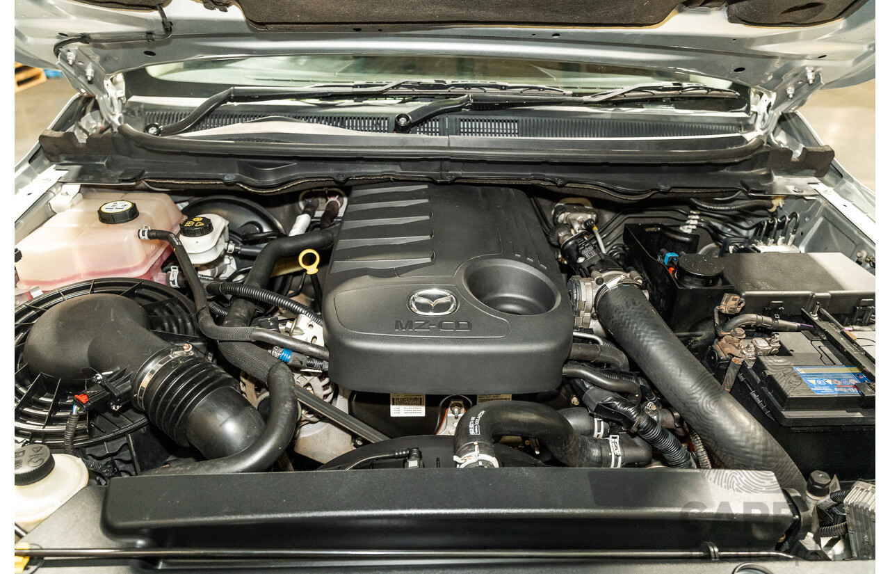 1/2013 Mazda BT50 XT (4x4) 4d Dual Cab Utility Silver Turbo Diesel 3.2L