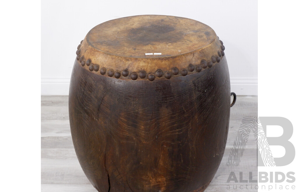 Antique Japanese Taiko Drum