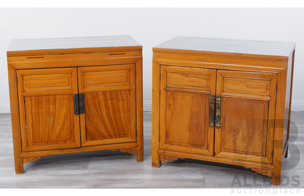 Pair of Korean Side Cabinets