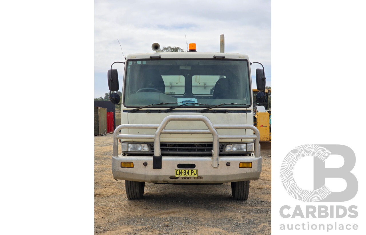 10/1997 Hino FS1K Series 6x4 Tipper Truck 2d Cab Chassis White Turbo Diesel