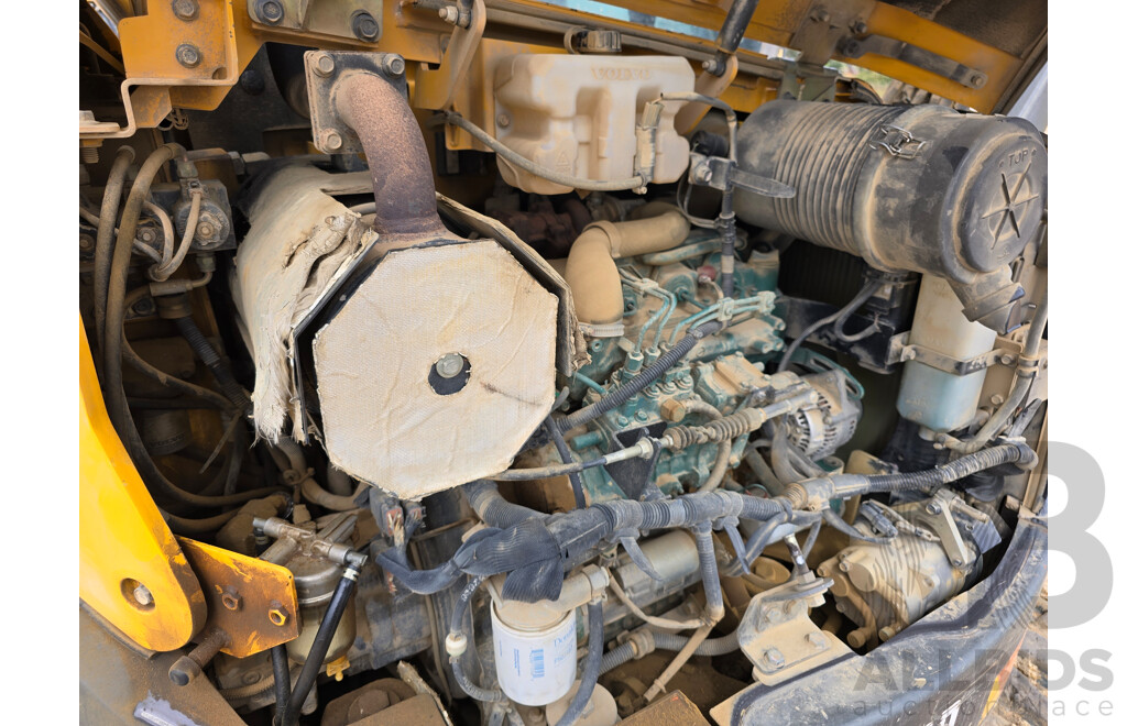 2014 Volvo ECR58D 5 Tonne Crawler Hydraulic Excavator Turbo Diesel 49hp 2.6L