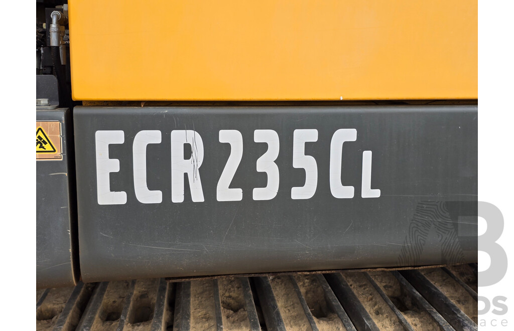 Volvo ECR235CL 25 Tonne Crawler Hydraulic Excavator Turbo Diesel 145hp 5.8L