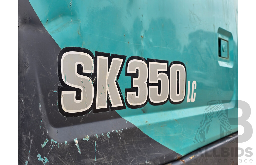 Kobelco SK350LC-10 35 Tonne Crawler Hydraulic Excavator Turbo Diesel 260HP 7.7L