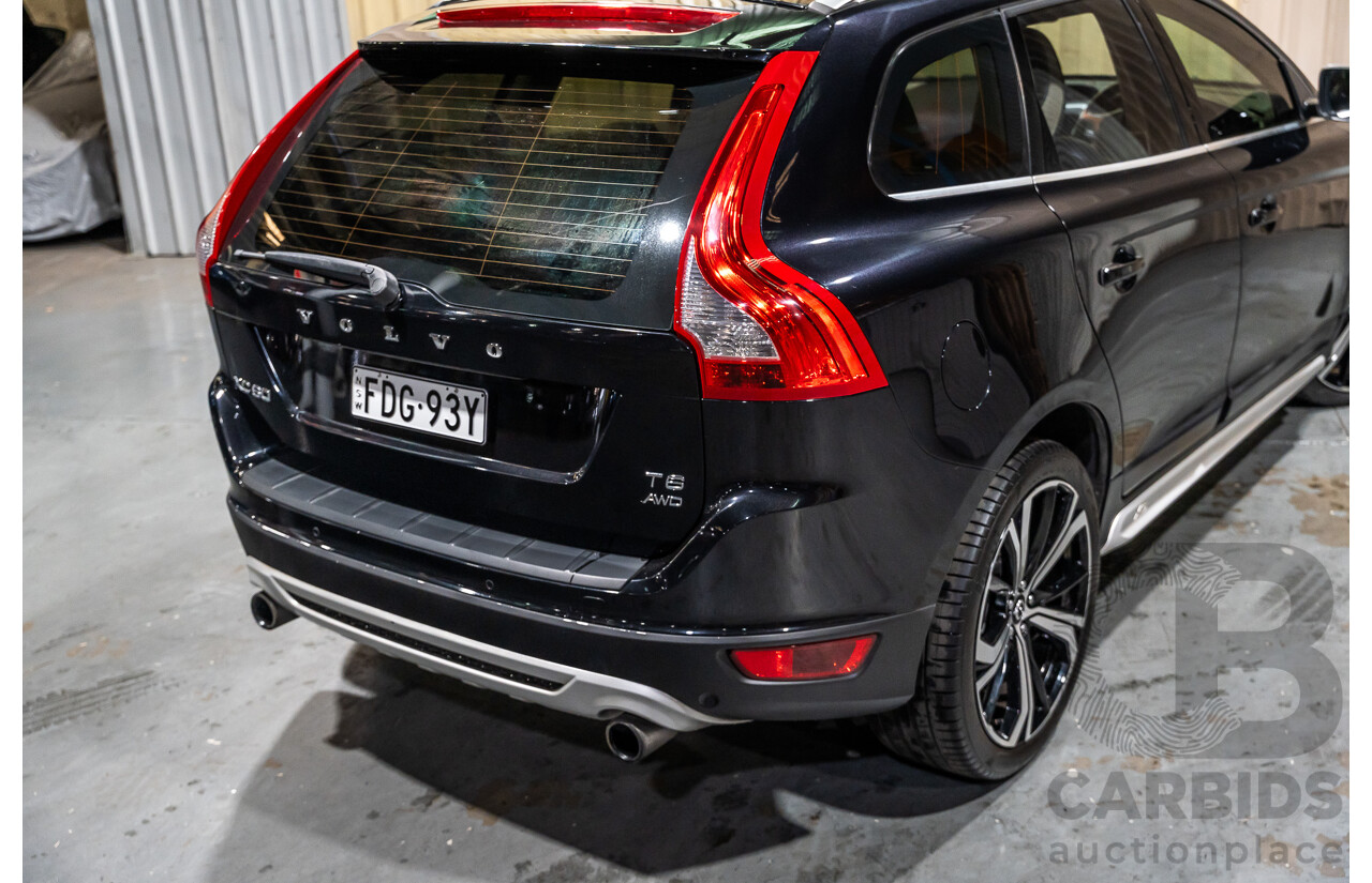 1/2011 Volvo XC60 T6 R-Design (AWD) DZ MY11 4d Wagon Metallic Black Turbo 3.0L