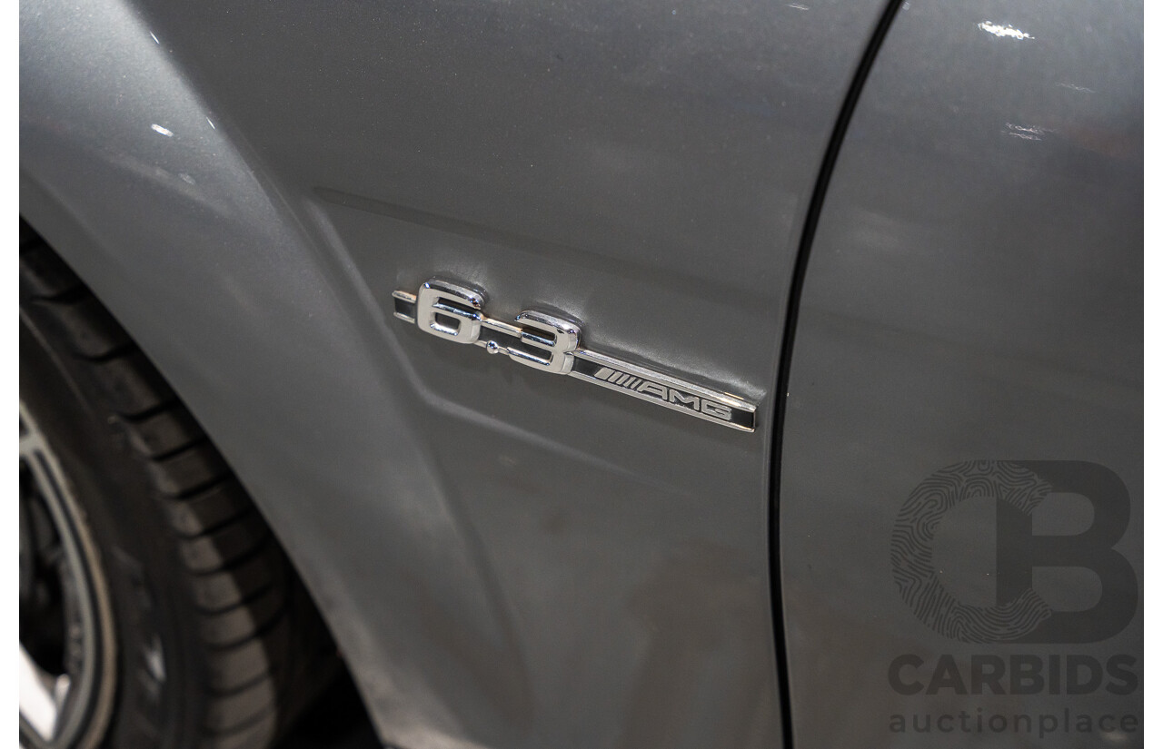 11/2011 Mercedes-Benz C63 AMG W204 MY11 4d Sedan Palladium Silver Metallic V8 6.2L