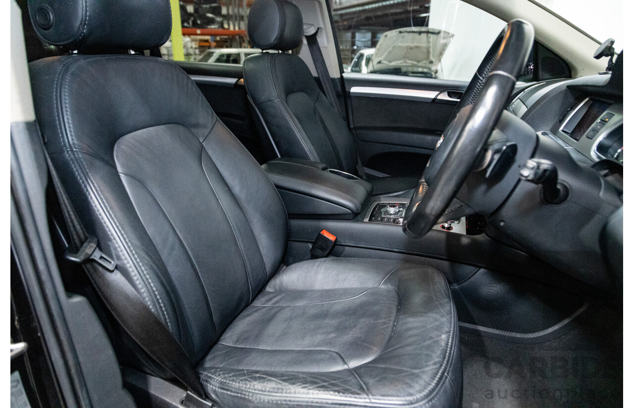 02/2015 Audi Q7 3.0 TDI Quattro (AWD) MY15 4d Wagon Black Turbo Diesel V6 3.0L - 7 Seater