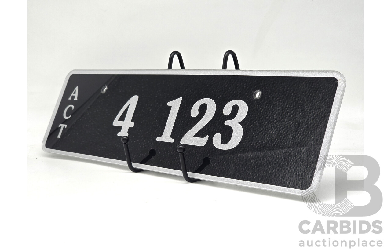 ACT 4-Digit Number Plate - 4.123